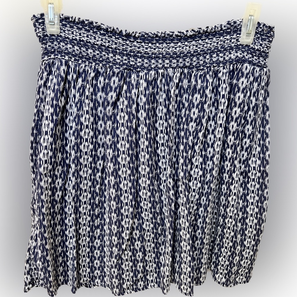 10. Navy & White Short Skirt 20” NWOT